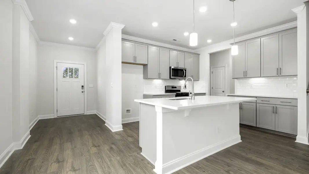Furnished interior view inside a new home in The Meadows at Kinsley, Jamestown (Image 4).