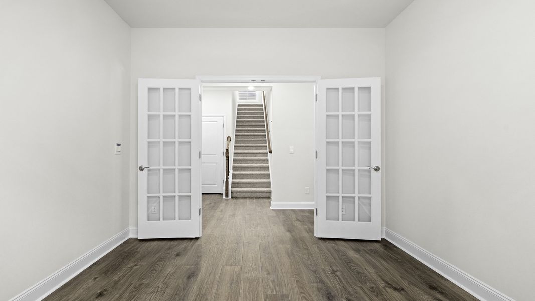 Spacious, unfurnished interior of a new home in The Villas at Kinsley, Jamestown (Image 12).