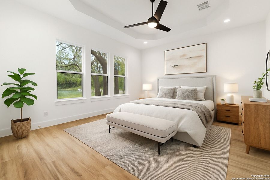 Furnished interior view inside a new home in , Spring Branch (Image 12).