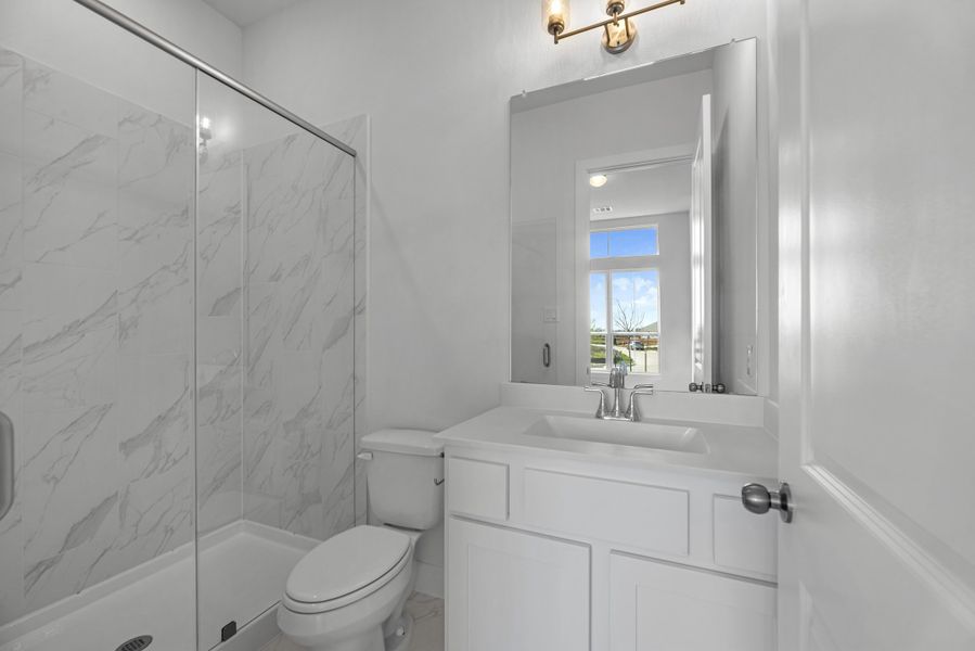 Furnished interior view inside a new home in Austin Point, Richmond (Image 7). Furnished interior view inside a new home in Austin Point, Richmond (Image 7).