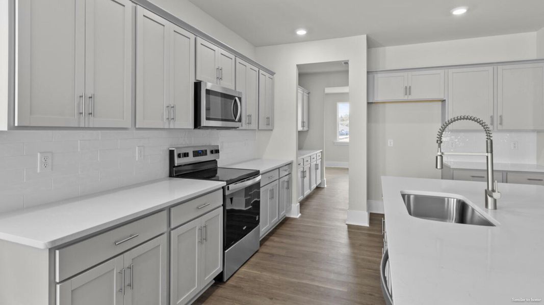Furnished interior view inside a new home in The Haven at Indigo Preserve, Leland (Image 11).