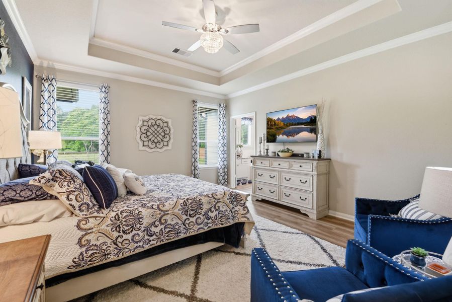 Furnished interior view inside a new home in , Cleveland (Image 14).