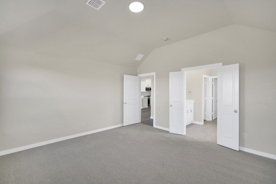 Representative unfurnished interior of a home built from the The Amherst by Lillian Custom Homes in Tabor Ranch, Ponder (Image 15). Representative unfurnished interior of a home built from the The Amherst by Lillian Custom Homes in Tabor Ranch, Ponder (Image 15).