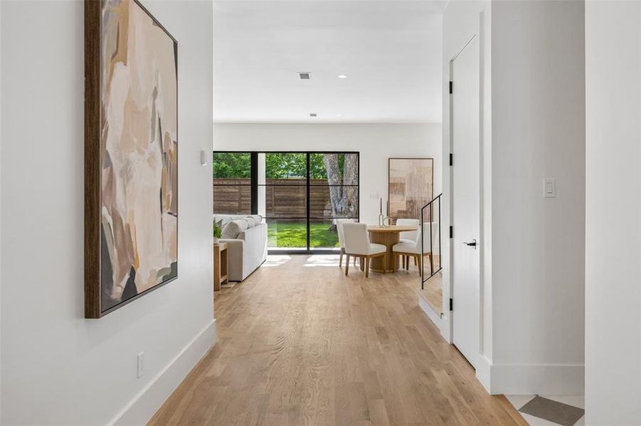 Furnished interior view inside a new home in , Dallas (Image 12).