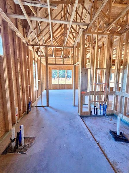 In-progress construction of a new home in , Waleska, GA (Image 8).