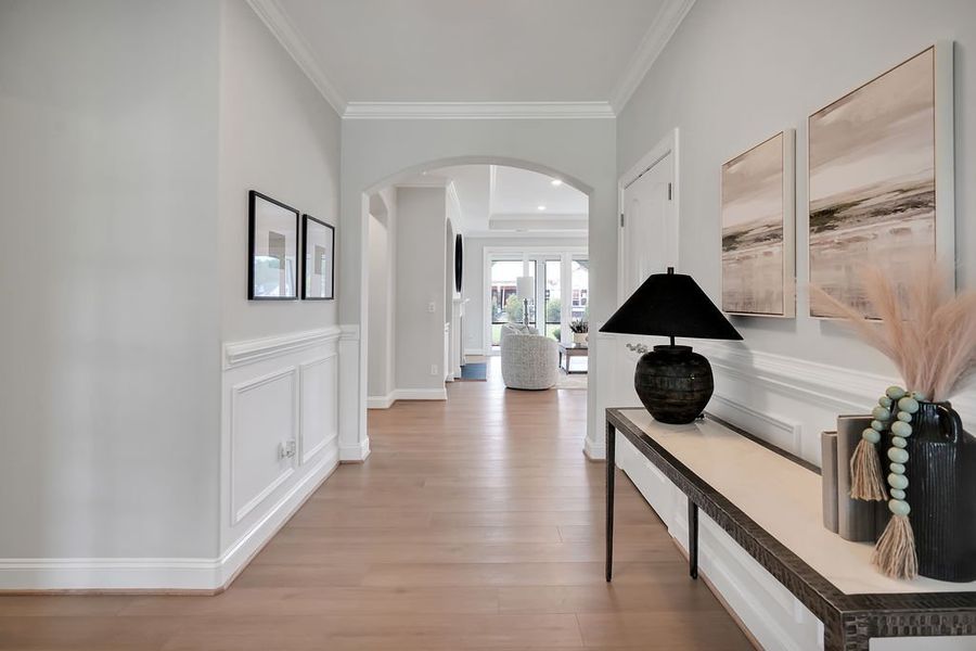 Furnished interior view inside a new home in Brunswick Forest, Leland (Image 5). Furnished interior view inside a new home in Brunswick Forest, Leland (Image 5).