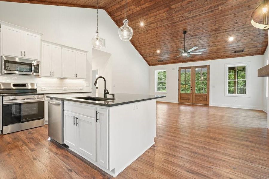Furnished interior view inside a new home in , Talking Rock (Image 19). Furnished interior view inside a new home in , Talking Rock (Image 19).