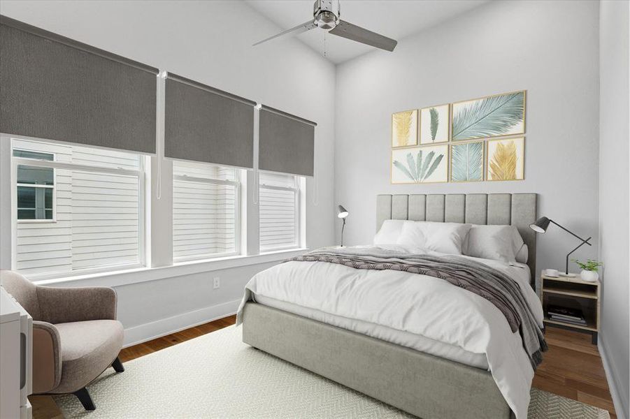 Furnished interior view inside a new home in Trinity Bluff, Dallas (Image 5).