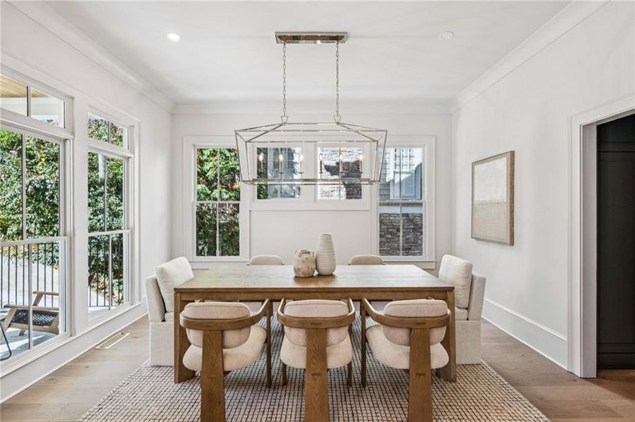 Furnished interior view inside a new home in , Atlanta (Image 52). Furnished interior view inside a new home in , Atlanta (Image 52).