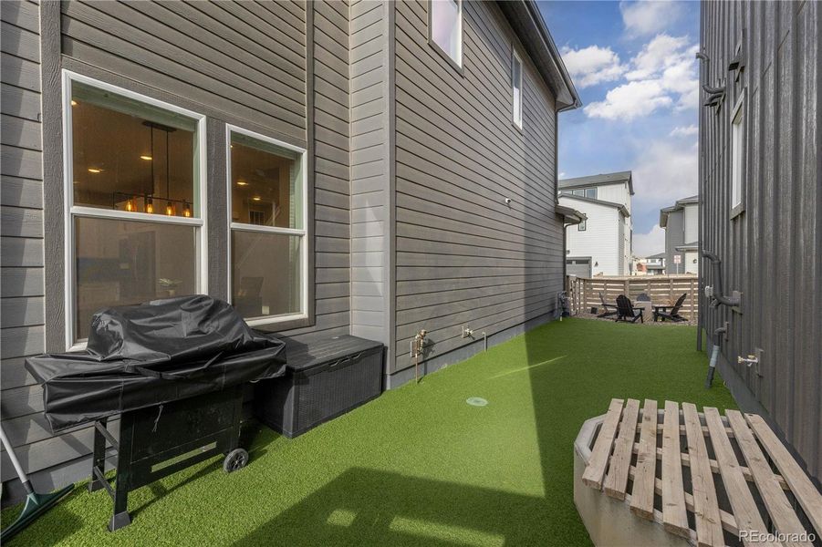 Exterior details and patio area of a home in , Littleton (Image 25).