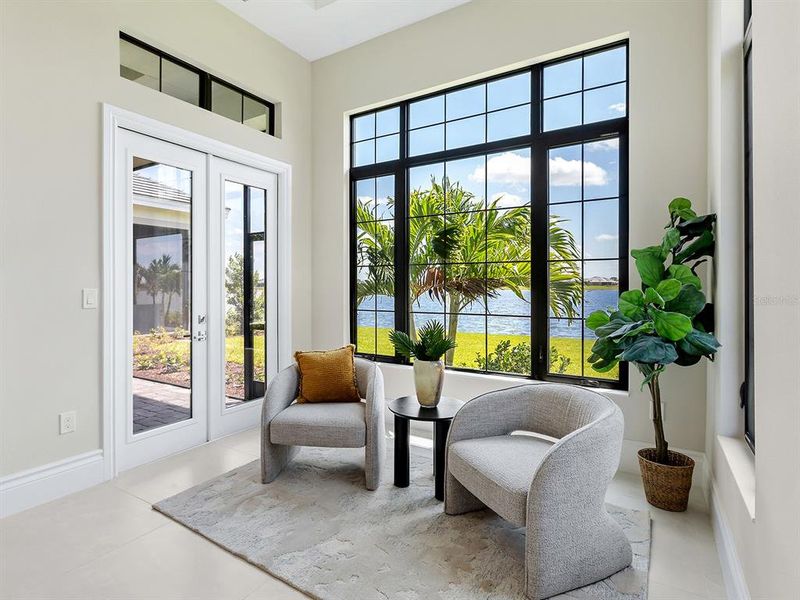 Exterior details and patio area of a home in , Sarasota (Image 32).