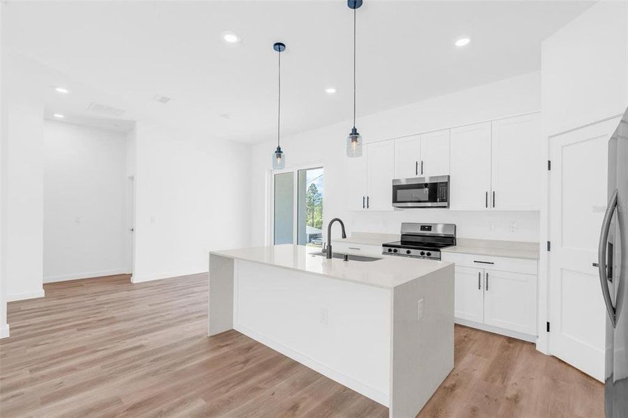 Furnished interior view inside a new home in , Citrus Springs (Image 7).