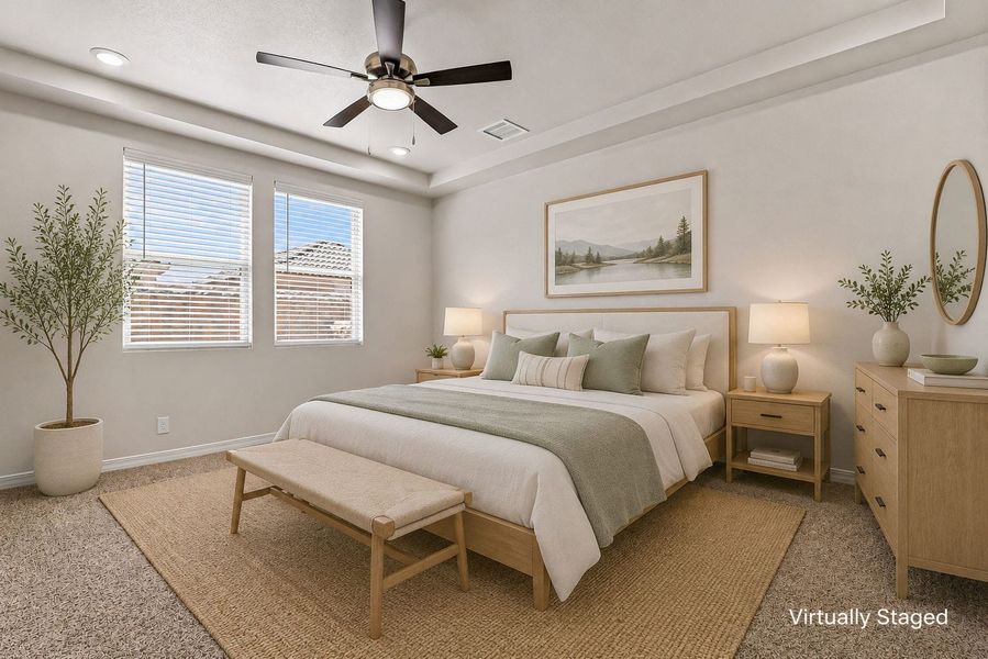 Furnished interior view inside a new home in Paseos Del Este, El Paso (Image 7).