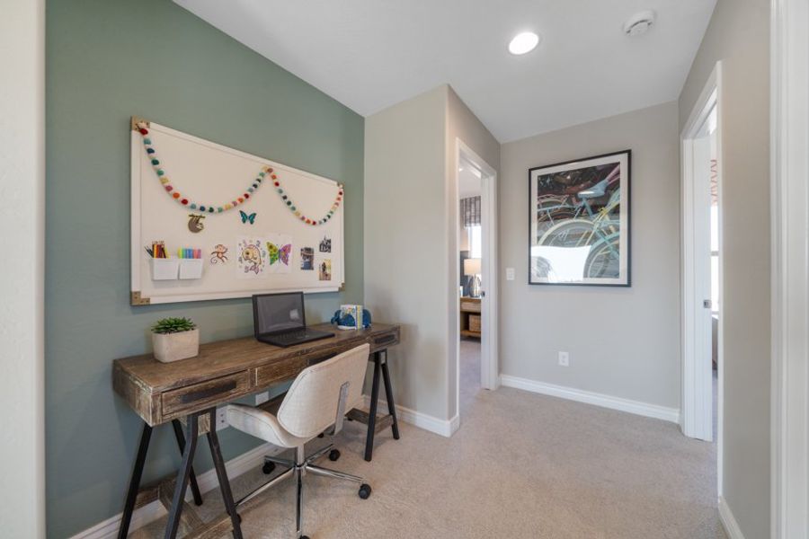 Furnished interior view inside a new home in Estrella, Goodyear (Image 16).