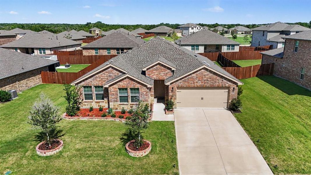 Front exterior of a new home in , Cedar Hill, TX, highlighting curb appeal (Image 21).