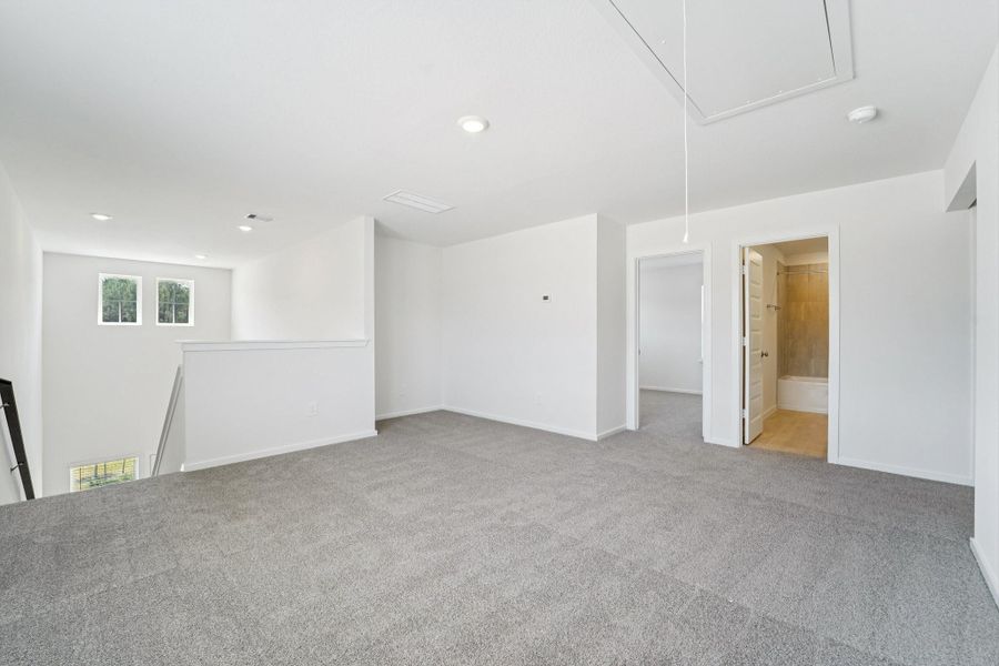 Photo is not of the actual home, but is an inspirational photo of builder’s model home and may depict options, furnishings, and/or decorator features that are not included