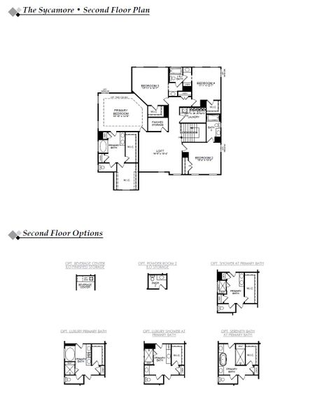 2D floor plan layout for the Sycamore by Eastwood Homes in Arbor West, Dawsonville, GA (Image 4). 2D floor plan layout for the Sycamore by Eastwood Homes in Arbor West, Dawsonville, GA (Image 4).