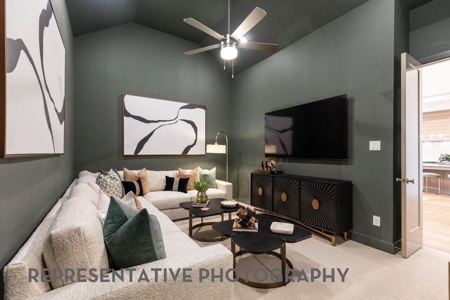 Furnished interior view inside a new home in Elyson, Katy (Image 24). Furnished interior view inside a new home in Elyson, Katy (Image 24).