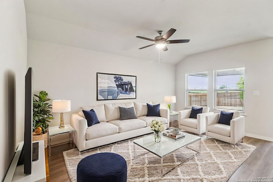 Furnished interior view inside a new home in Kallison Ranch, San Antonio (Image 6).