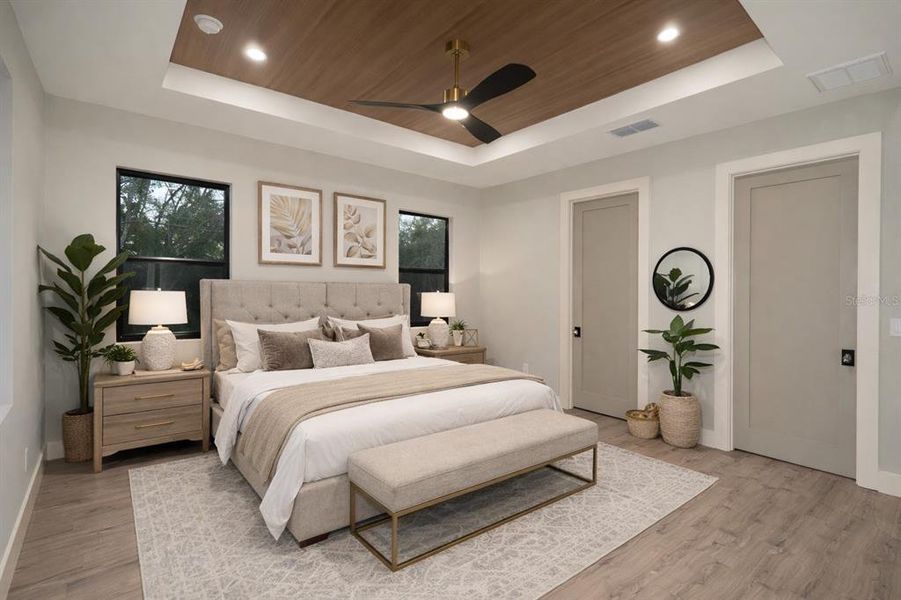 Furnished interior view inside a new home in , Tampa (Image 6).