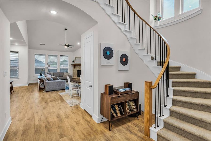 Furnished interior view inside a new home in , Fate (Image 15). Furnished interior view inside a new home in , Fate (Image 15).