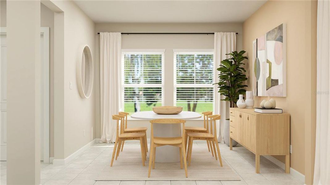 Furnished interior view inside a new home in The Glades at Crossprairie, St. Cloud (Image 5).