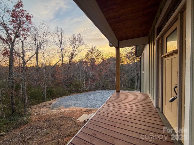 Exterior details and patio area of a home in , Lake Lure (Image 7).