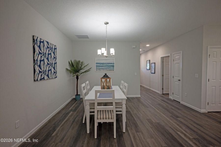 Furnished interior view inside a new home in , Jacksonville (Image 48).