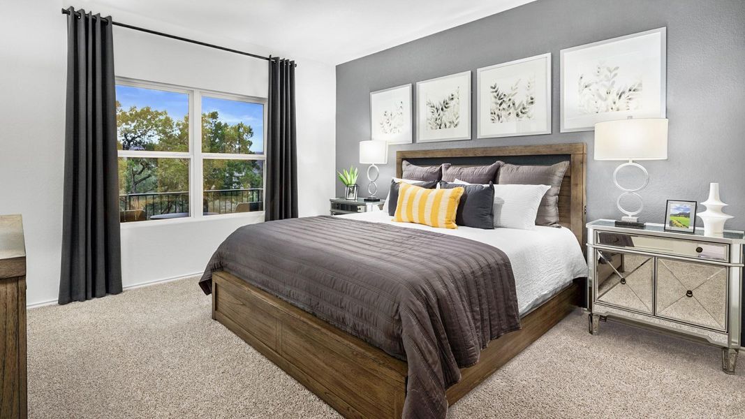 Furnished interior view inside a new home in Woodfield Preserve, Georgetown (Image 19).