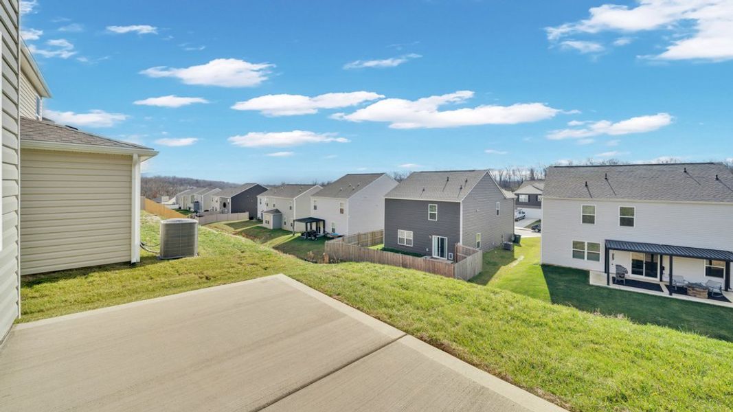 Exterior details and patio area of a home in Johnson Farms, Greeneville (Image 4).