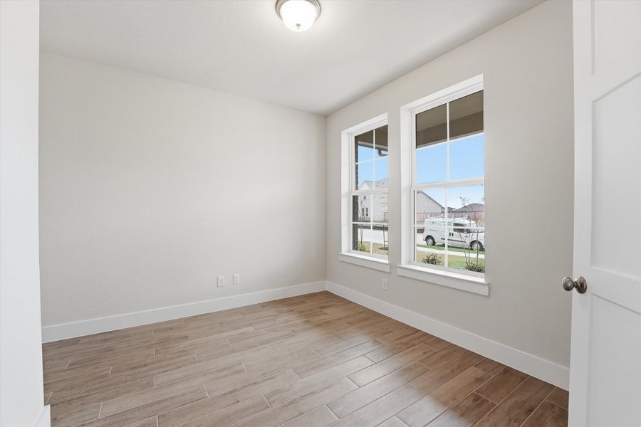 Spacious, unfurnished interior of a new home in Bridgeland, Cypress (Image 23).