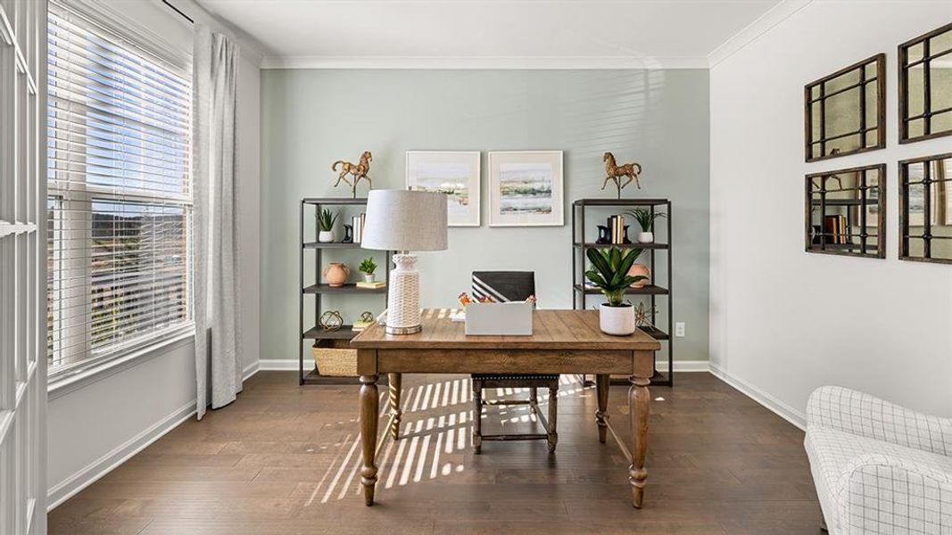 Furnished interior view inside a new home in Westland, Bogart (Image 5).