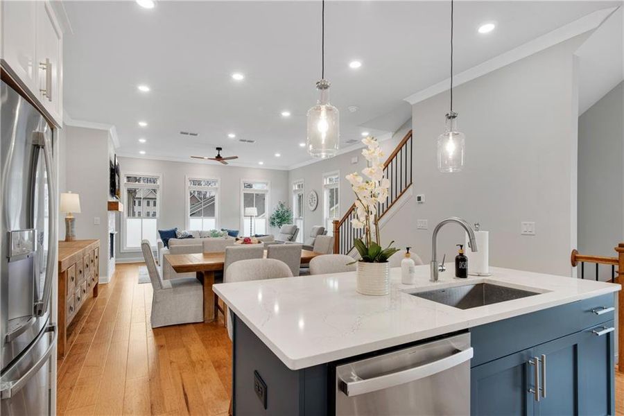 Furnished interior view inside a new home in , Peachtree Corners (Image 10).