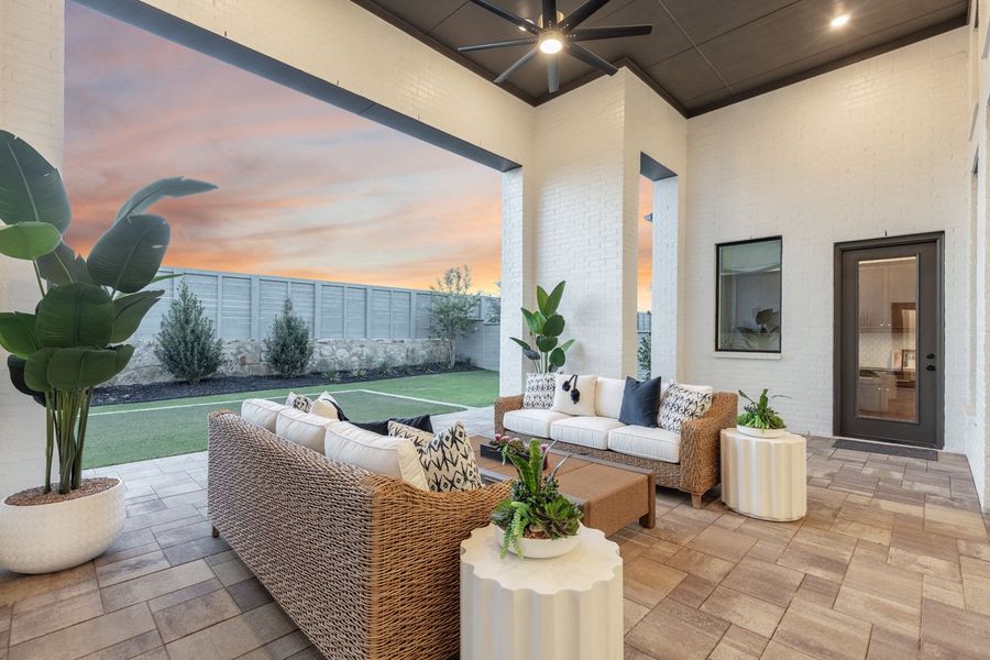 Representative Patio - some options shown Representative Patio - some options shown