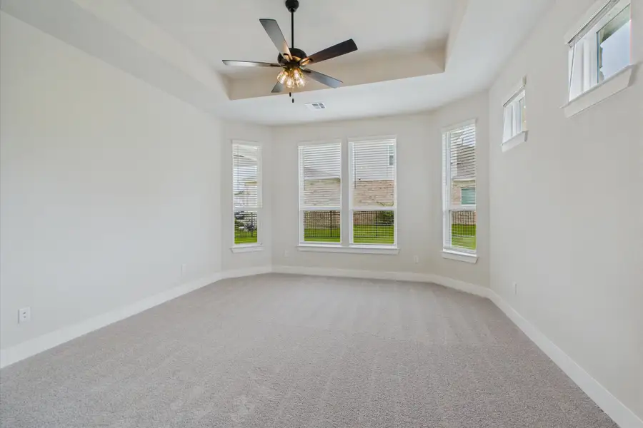 Representative unfurnished interior of a home built from the Lantana by Scott Felder Homes in Double Eagle Ranch, Cedar Creek (Image 11). Representative unfurnished interior of a home built from the Lantana by Scott Felder Homes in Double Eagle Ranch, Cedar Creek (Image 11).