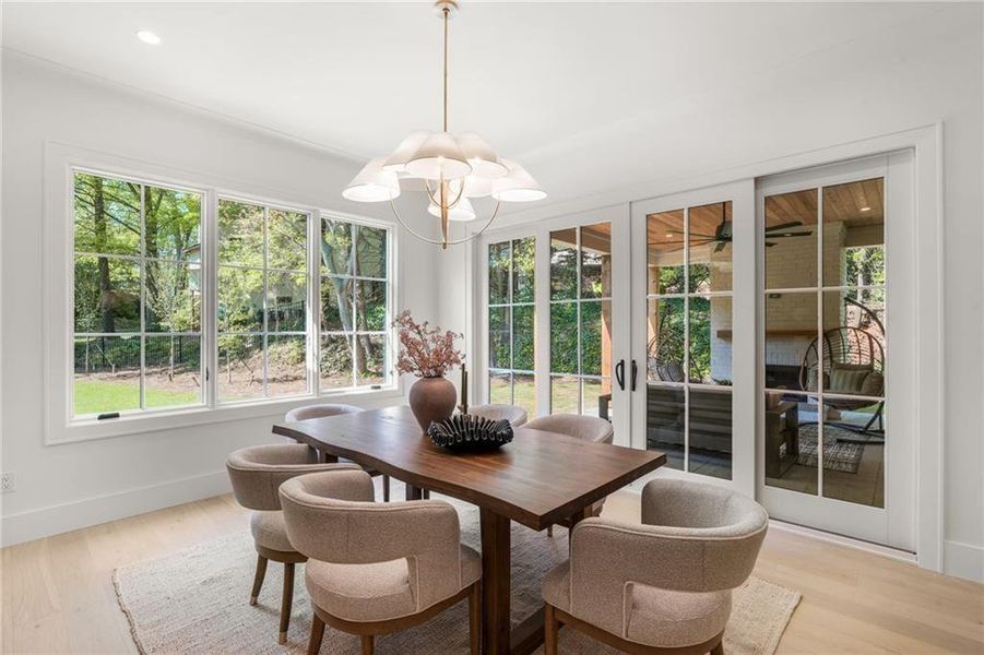 Furnished interior view inside a new home in , Atlanta (Image 31).