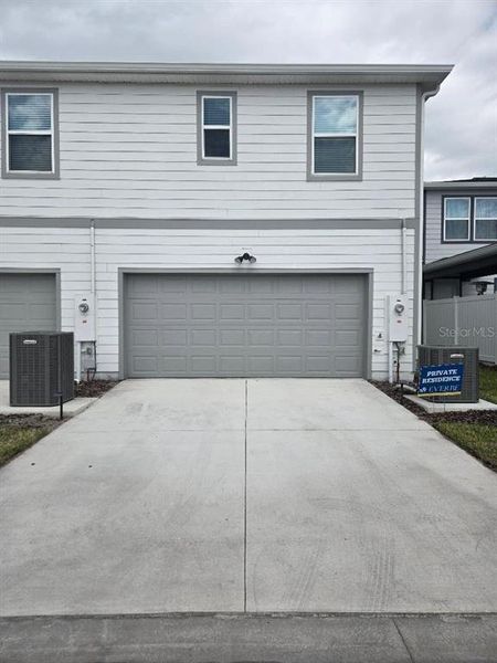 Garage and Driveway