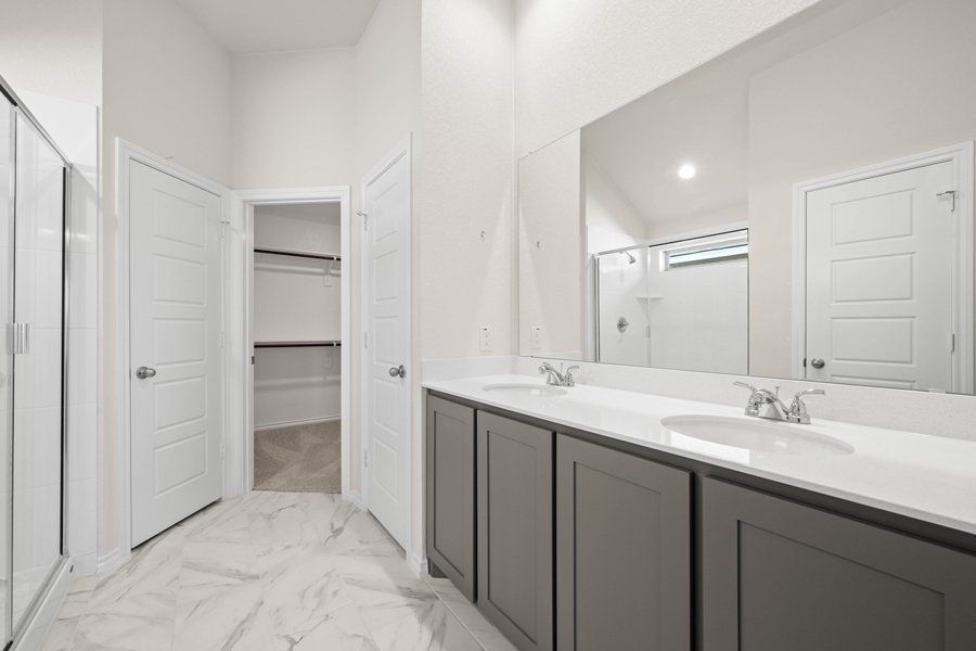 Representative exterior photo of a completed home built from the Cheyenne by Impression Homes in ValleyBrooke, Mesquite, TX (Image 20).