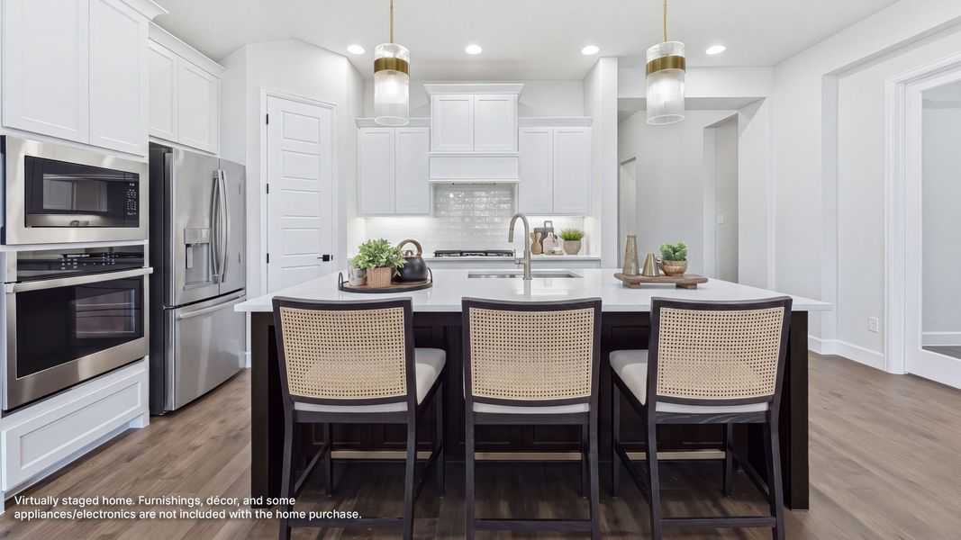 Furnished interior view inside a new home in Eliana, McKinney (Image 5).