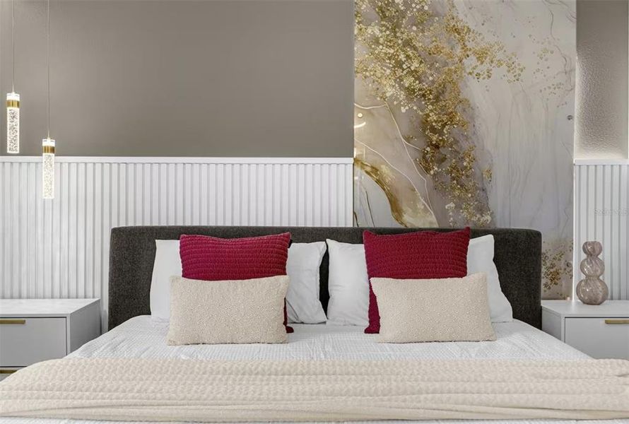 Furnished interior view inside a new home in , Davenport (Image 31).