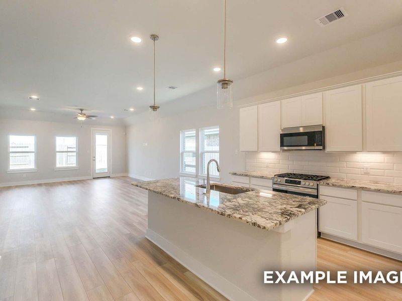 Furnished interior view inside a new home in Enclave at Newport, Crosby (Image 5).