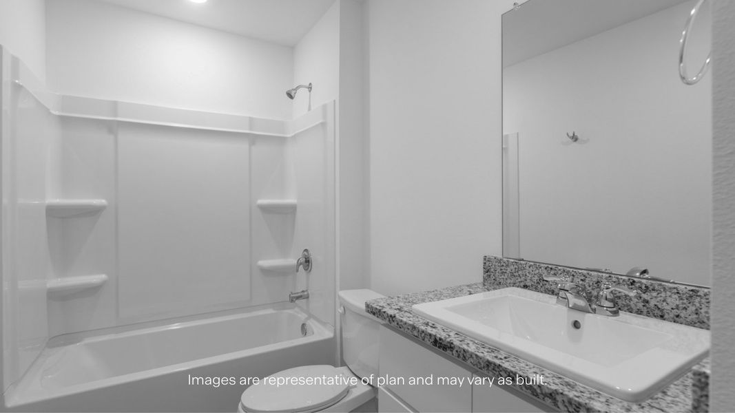 Furnished interior view inside a new home in Allen Farms, Lubbock (Image 5).