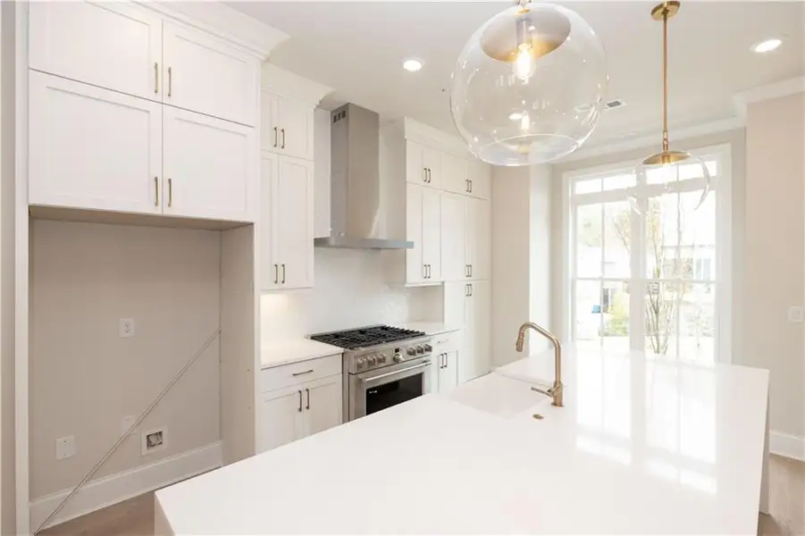Furnished interior view inside a new home in Townes 333, Peachtree Corners (Image 27).