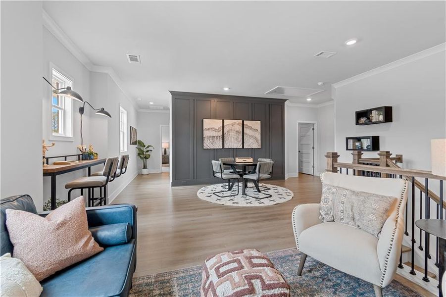 Furnished interior view inside a new home in Fowler Farms, Auburn (Image 29).