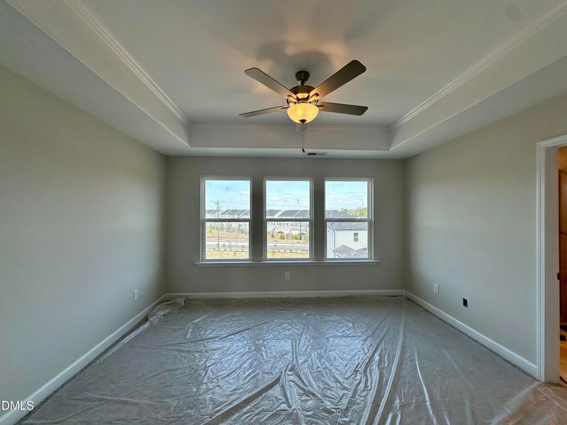 In-progress construction of a new home in Forestville Yard Townhomes, Knightdale, NC (Image 14).