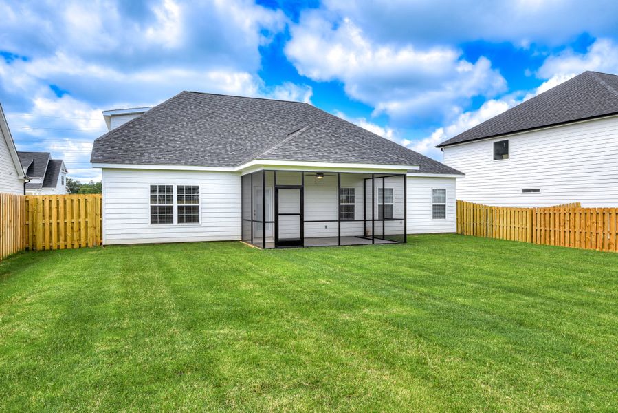 Exterior details and patio area of a home in The Sanctuary, Aiken (Image 22). Exterior details and patio area of a home in The Sanctuary, Aiken (Image 22).