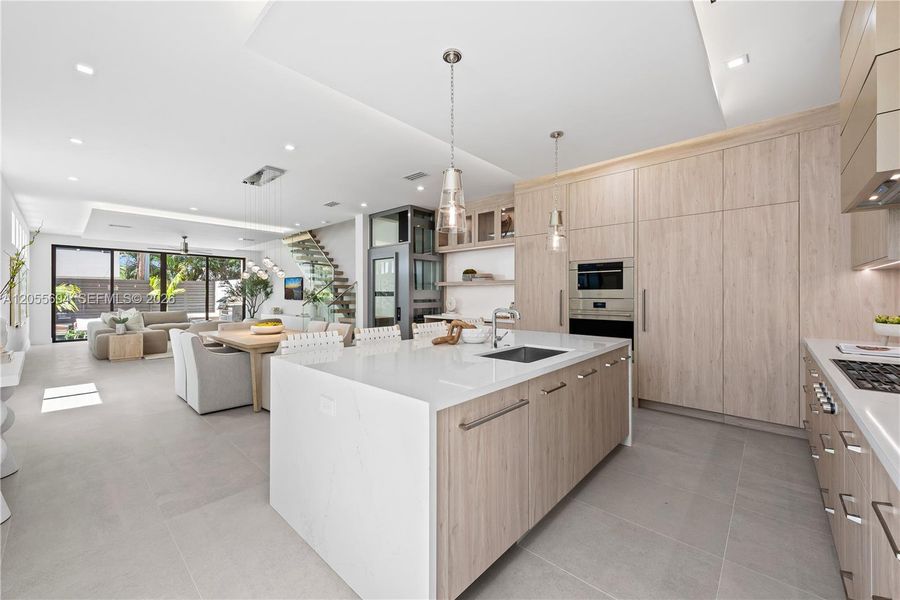 Furnished interior view inside a new home in , Fort Lauderdale (Image 71).
