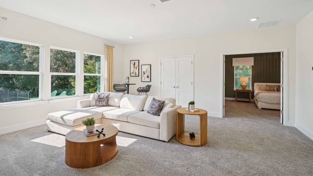 Representative furnished interior of a home built from the Holden by D.R. Horton in Sandal Key, Weeki Wachee (Image 17).