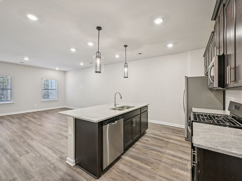 Furnished interior view inside a new home in Avalon - Vista Series, Conyers (Image 6).