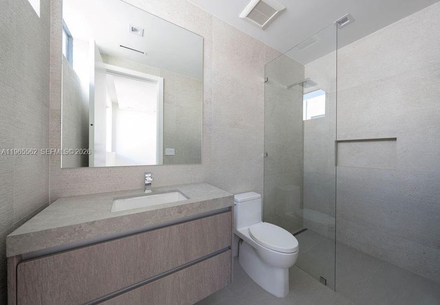 Furnished interior view inside a new home in , Miami (Image 11).